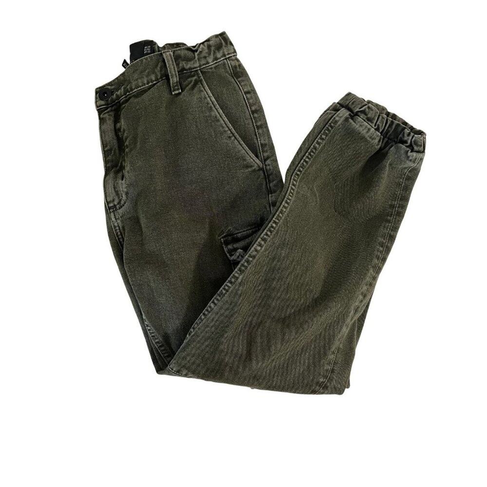John John Lab Green Denim Cargo Pants Size 28